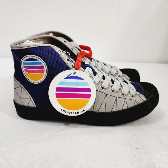 Fronteer Super Gratton Hi-Top Suede Sneaker Boulder Blue US6 UK5 EUR38 NWOB main image 13